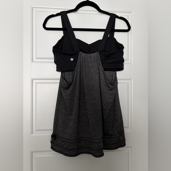 Lululemon Black and Gray Tank Top - Picture 2 of 3